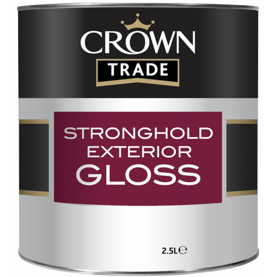 Crown Trade Stronghold Exterior Gloss Paint Colours